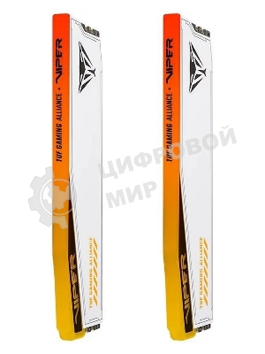 Оперативная память Patriot Viper Elite 5 TUF Gaming, DDR5, 48GB (2x24 GB), 6000 MHz, CL36, DIMM, радиатор, RGB, белый