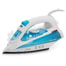 Утюг Maxwell MW-3055B белый/голубой 2200W