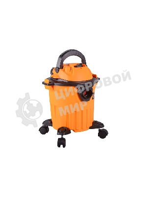 Строительный пылесос Вихрь СП-1400/15 оранжевый, 1400 Вт, уборка сухая/влажная/выдув, пылесборник бак/мешок, 15 л