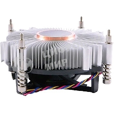Кулер для процессора ADVANTECH 1960053207N001 серебристый, 120 мм, алюминий/медь, 4400 об/мин, 3 pin, 65 Вт, 46 мм