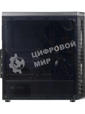 Компьютерный корпус Accord JP-X черный без БП ATX 2xUSB 2.0 1xUSB 3.0 bott PSU