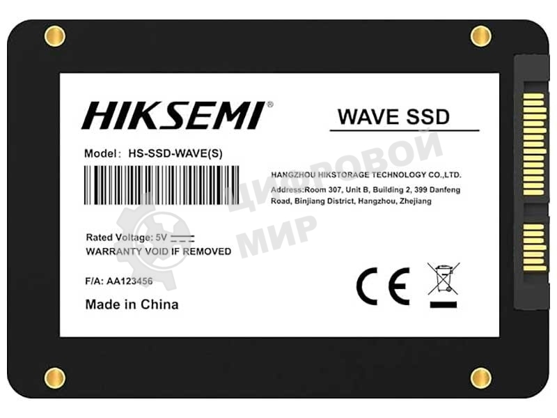 Накопитель SSD HIKSEMI Wave(S) 480Gb HS-SSD-WAVE(S) 480G 2.5