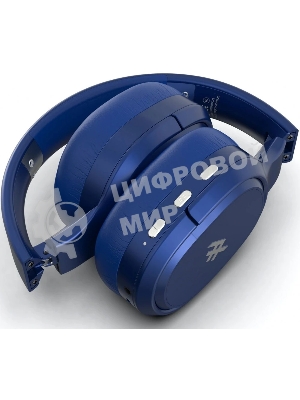 Беспроводные/проводные наушники iFrogz Airtime Vibe синий, полноразмерные, Bluetooth + проводной, активное шумоподавление, до 30 ч