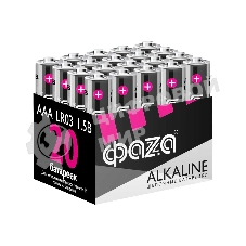 Элемент питания алкалиновый AAA/LR03 1.5В Alkaline Pack-20 (уп.20шт) ФАZА 5028128
