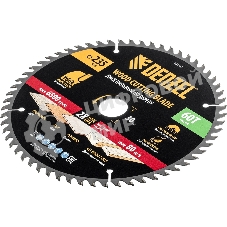 Пильный диск по дереву Denzel ф235 х 30 мм, 60 зубьев 733557