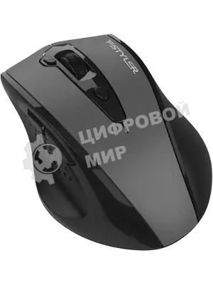 Мышь A4Tech Fstyler FG55S Plus серый оптическая 1200dpi silent беспров. USB