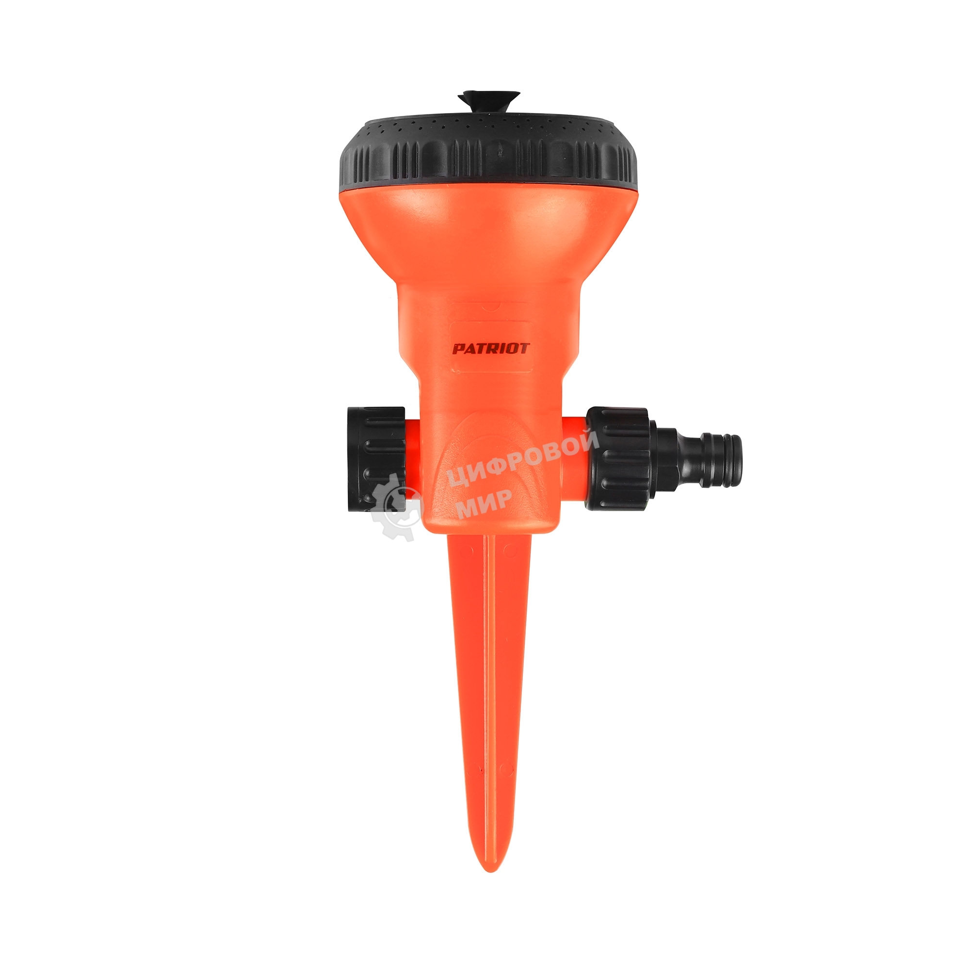 Дождеватель 9-ти позиционный PATRIOT CSR-9, пластик,штырь,9режим, d-10м, S-70кв.м.