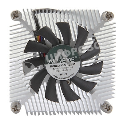 Вентилятор Alseye IO-SH15-75S TDP 75W, 85x85x30мм, 1500~3500rpm, 12.5~30.8dBA, pwm