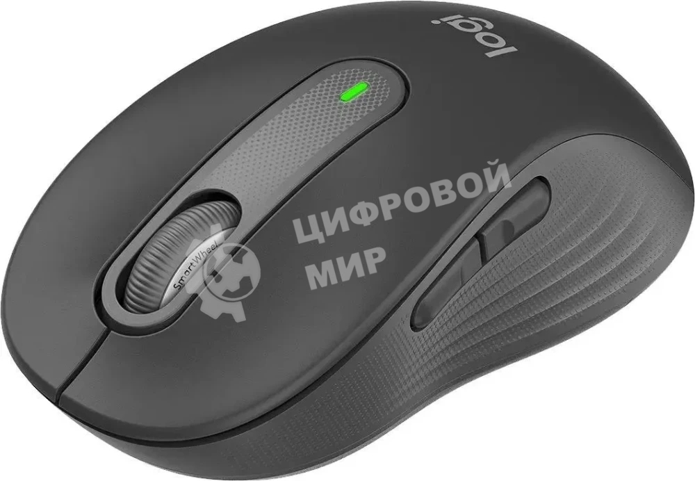 Мышь беспроводная Logitech M650 графитовый, 4000 dpi, радиоканал, Bluetooth, USB, кнопки - 5