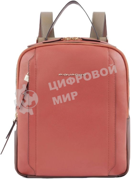 Рюкзак женский Piquadro Circle CA5566W92/ARTM терракотовый/кофейный кожа