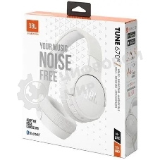 Беспроводные/проводные наушники JBL Tune 670NC белый, накладные, Bluetooth + проводной, активное шумоподавление, до 70 ч