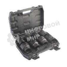 Набор ударных торцовых головок PATRIOT ISP 34, кейс, Cr-Mo, 8 пред.