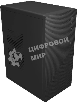 Компьютерный корпус Accord Entry ACC-2054B черный без БП mATX 1x80мм 2xUSB 2.0 audio