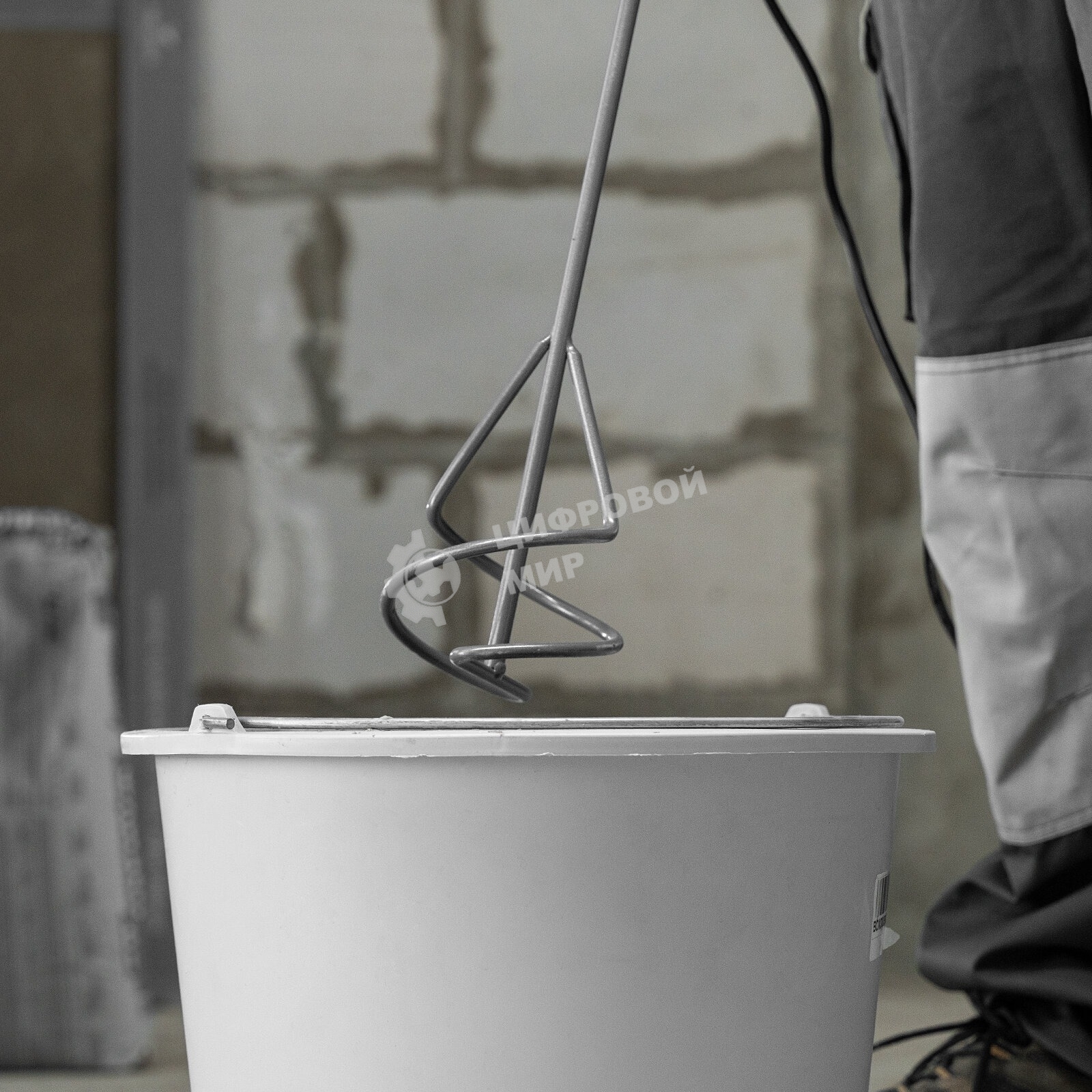 Миксер для строительных смесей Сибртех 120х600 мм, хвостовик М14