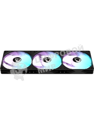 Кулер с водяным охлаждением Formula V Line ICE JET GLOW 360 BK, 360мм, 3x120мм, ARGB fans, LGA115X/1200/1700/1851, AM4/AM5