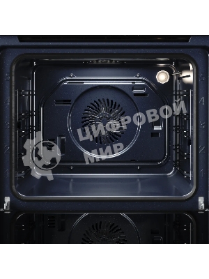 Духовой шкаф Kuppersberg HO 603 Black Glass, High-Tech, 78 л, поворотное управление, таймер, 6 режимов, макс. температура 310 градусов, энергоэффективность А, цвет черный, цвет фурнитуры черный