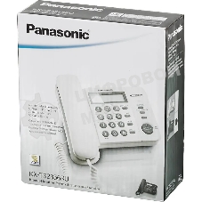 Телефон проводной Panasonic KX-TS2356RUB черный АОН,Caller ID,ЖКД,блокировка набора,выключение микрофона