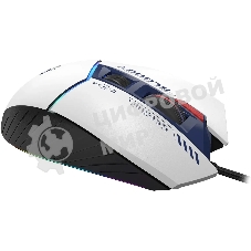 Мышь беспроводная A4Tech Bloody W95 Max Sports синий/белый оптическая (12000dpi) USB (10but)