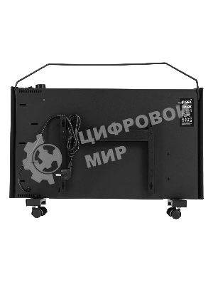 Конвектор электрический Denzel XCE-1500B черный, 1500 Вт, 20 м2, термостат