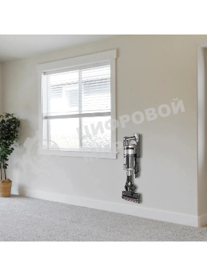 Пылесос вертикальный Coolfort CF-3000 серый, питание от аккумулятора, 135 Вт, уборка сухая, пылесборник 0.5 л, работа от АКБ max 35 мин.