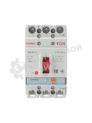 Выключатель автоматический MGS125 3P 40-50A 18kA YON MGS125B-3TAMF0050