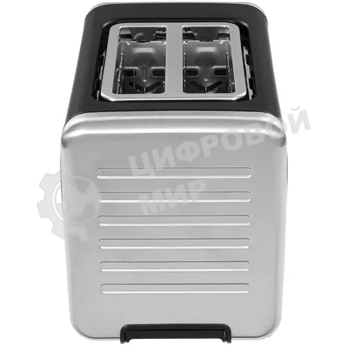 Тостер BQ T4002, 850 Вт, 7 степеней поджаривания, стальной/черный