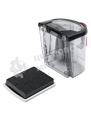 Пылесос BBK BV1801 бургунди, 300/1600 Вт, уборка сухая, пылесборник контейнер, 2 л