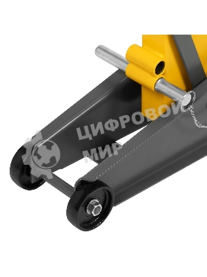 Домкрат гидравлический подкатной с фиксатором Denzel 3 т, 190-532 мм, SUV