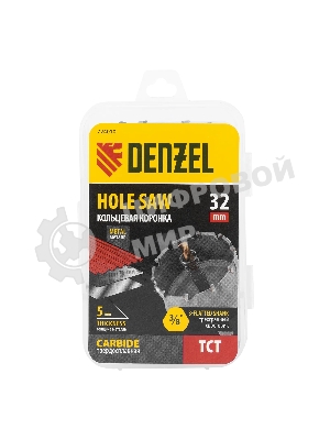 Коронка по металлу Denzel твердосплавная, 32 мм