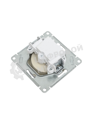 Механизм розетки 1-м СП AtlasDesign без заземл. защ. шторки 16А алюм. SchE ATN000349