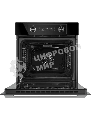 Шкаф духовой электрический Maunfeld AEOH60102B, 60л, дверца с 3 стеклами, черный