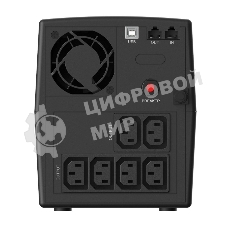 Источник бесперебойного питания CBR QTM-1500T-6I-LCUC / 1500ВА / 900Вт / 6 x IEC 320 C13 (компьютерный)