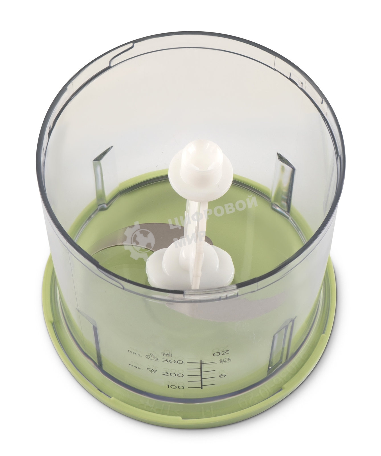 Измельчитель электрический Hyundai HYC-P3108 0.8л. 300Вт черный/зеленый