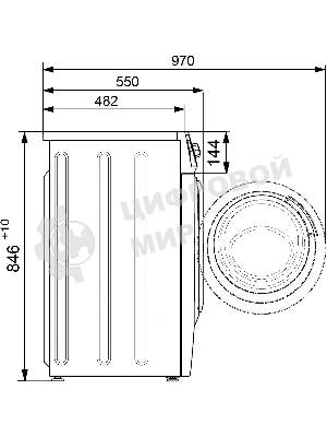 Стиральная машина Atlant СМА 70С1210-А-00 белый, загрузка фронтальная 7 кг, 1200 об/мин., класс: А+++
