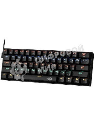 Клавиатура проводная Defender Redragon Lakshmi, USB, черный