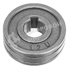 Подающий ролик Denzel U профиль под алюминиевую проволоку 1,0-1,2 мм, 2 шт