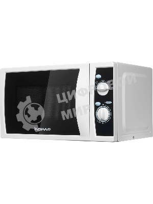 Микроволновая печь HOME HMM208AW белый, 20 л, 800 Вт, переключатели - поворотный механизм