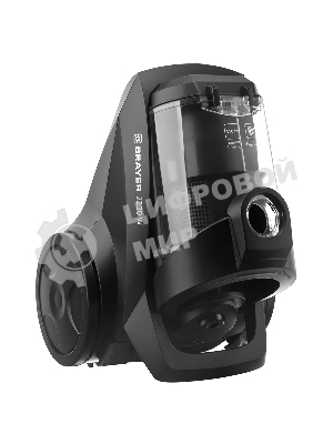 Пылесос BRAYER BR4204 черный, 420/2200 Вт, уборка сухая, пылесборник контейнер 4 л