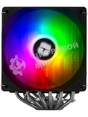 Кулер для процессора Thermalright Peerless Assassin 120 Digital Black ARGB (4-pin PWM, LED temp., 162mm, Ni/Cu, 6x6mm, ARGB, 2x120mm, 88.89CFM, 25.6dBA, 1850RPM, S: 1851, 1700, 1200, 115X, AM5, AM4, black)