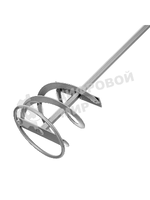 Миксер Сибртех для красок и штукатурных смесей, 100х10х600 мм, шестигранный хвостовик