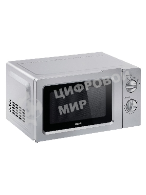 Микроволновая печь BBK 17MWS-784M/B серебристый, 17 л, 700 Вт, переключатели - поворотный механизм