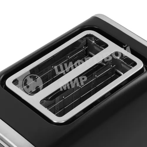 Тостер BQ T4002, 850 Вт, 7 степеней поджаривания, стальной/черный