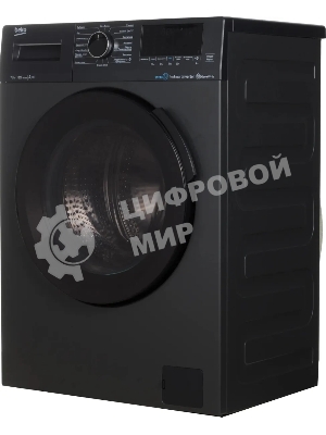 Стиральная машина Beko WSPE7H616A темно-серый, загрузка фронтальная 7,5 кг, 1200 об/мин., класс: А