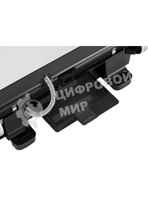 Гриль электрический Hyundai HYG-4046 2200Вт черный/серебристый