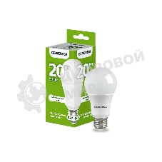 Лампа светодиодная GENERICA LL-A60-20-230-40-E27-G A60 20 Вт грушевидная 4000К E27 230В