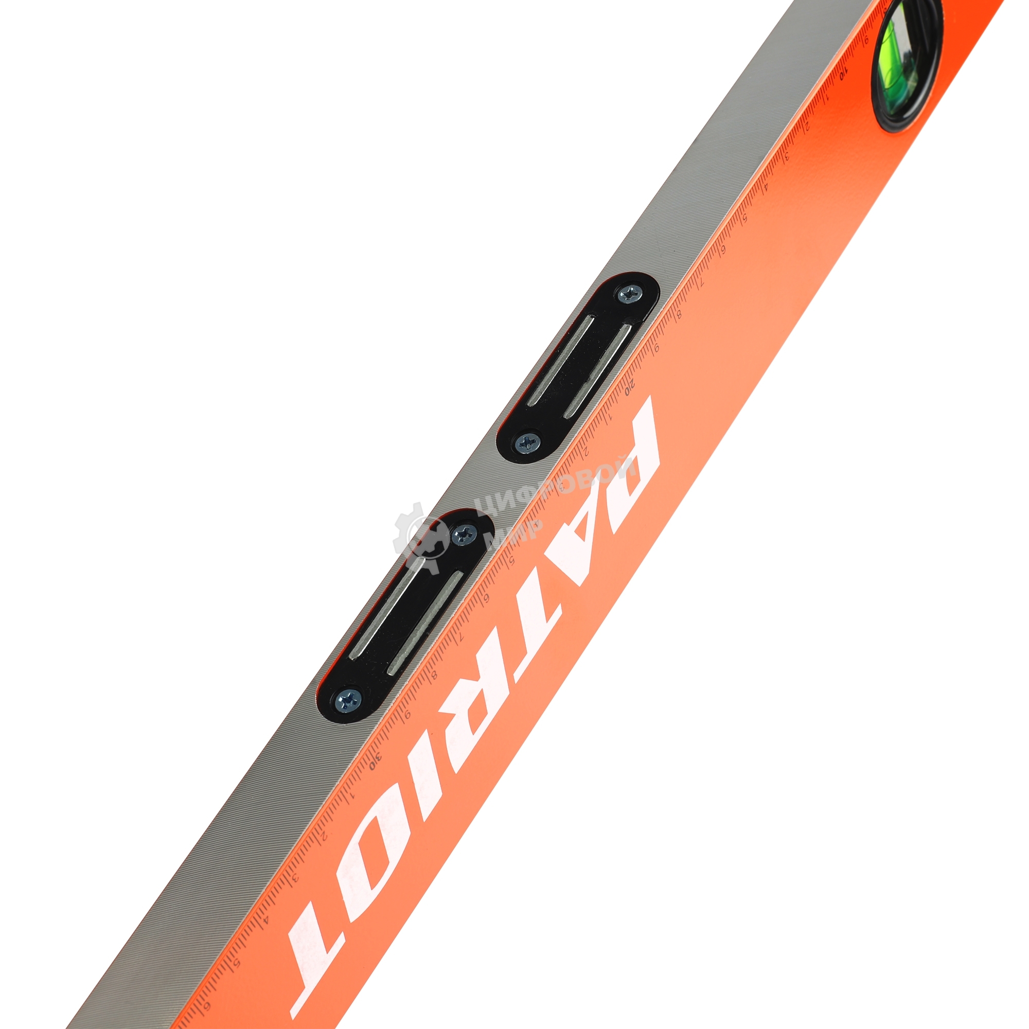 Уровень PATRIOT LRP-800, магнитный, алюминиевый фрезерованный, усиленный, 800мм