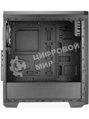 Компьютерный корпус MidiTower Aerocool/Formula GENESIS-G-BK-v2 (ATX, USB3x2, USB2x2, ARGB fan x1, без БП) (4711099473892)