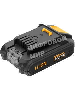 Батарея аккумуляторная Denzel IB-18-2.0, Li-Ion, 18 В, 2,0 А·ч