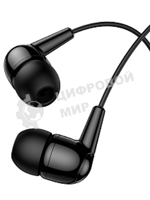 Проводные наушники Hoco M97a черный, внутриканальные