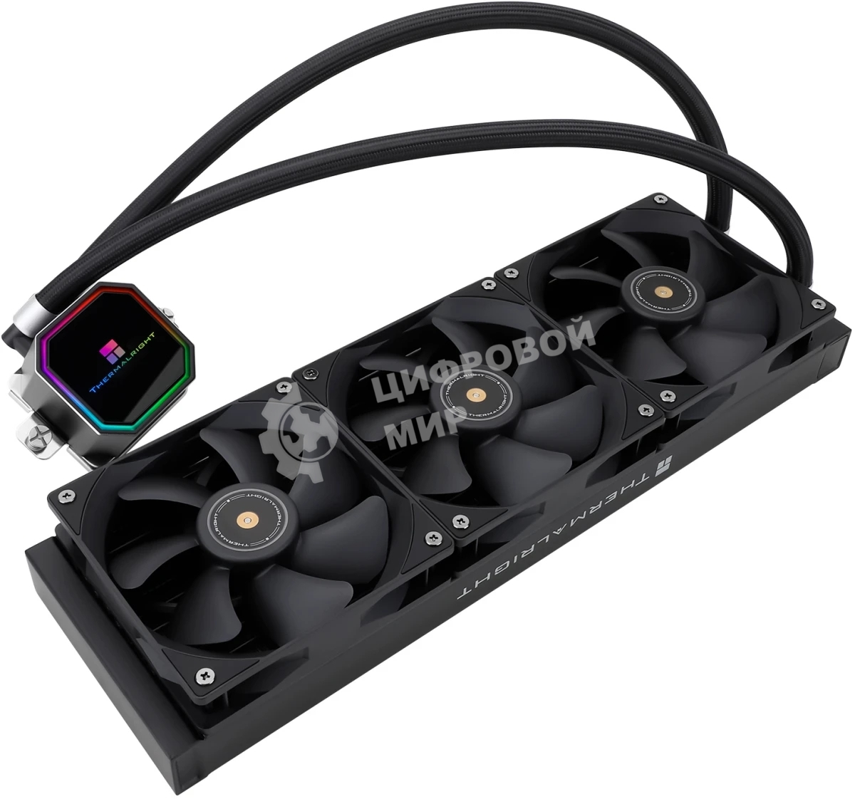 Система водяного охлаждения Thermalright Frozen Prism 360 Soc-AM5/AM4/1151/1200/2066/1700 черный 4-pin 27dB Al Ret (F-PRISM-360-BL)